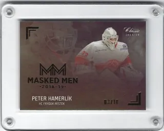 Hamerlík Peter OFS Chance Liga 2018-19 Masked Men Gold Rainbow xx/18 č.MM20